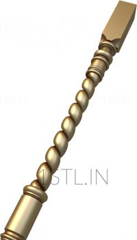 Balusters (BL_0588) 3D model for CNC machine